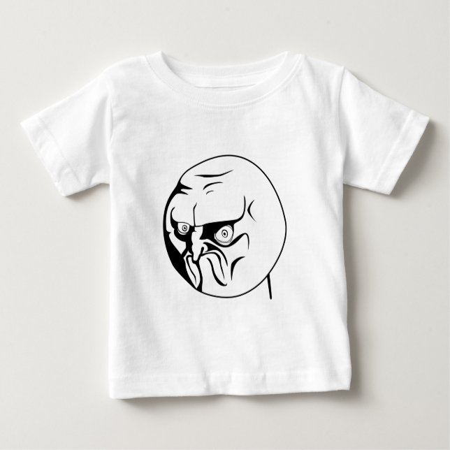 NEIN! Rage Comic Internet Meme Baby T-shirt (Vorderseite)