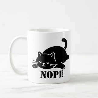 NEIN-Sager-Katze Lustig für Katzenliebhaber Kaffeetasse