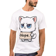 Nein-Schild-Katze