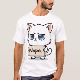 Nein-Schild-Katze T-Shirt