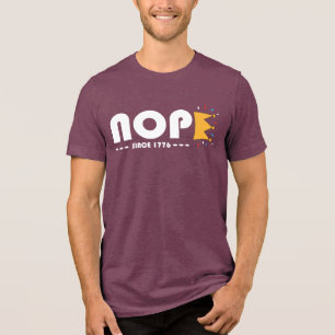 Nein seit 1776 Keine Könige Lustig Tri-Blend Shirt