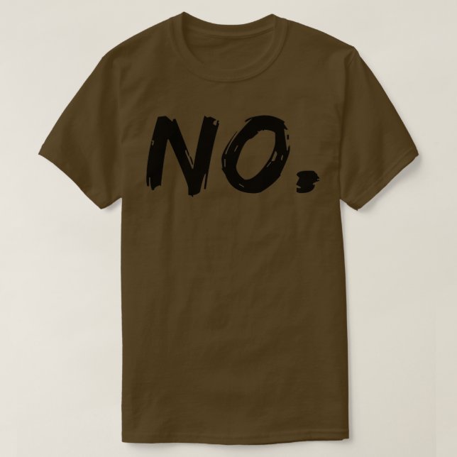 Nein T-Shirt (Design vorne)