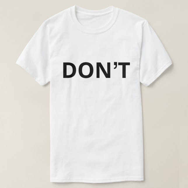 Nein T-Shirt (Design vorne)