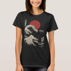 Nein. The Great Wave Kanagawa Lustige Japanische S T-Shirt