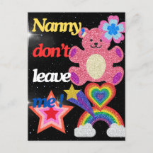 Nein, verlass mir nicht!