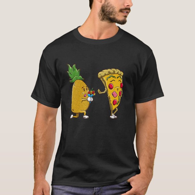 Nein zu Ananas auf Pizza Niedlich Pineaple Pizza H T-Shirt (Vorderseite)
