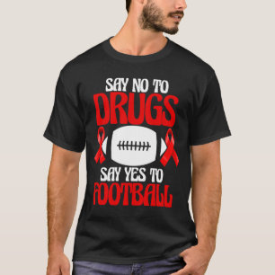 Nein zu Drogen Ja zu Baseballspielern Frauen spiel T-Shirt