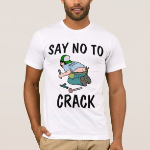 NEIN ZUM KRACK, Hintern, Funny T - Shirt