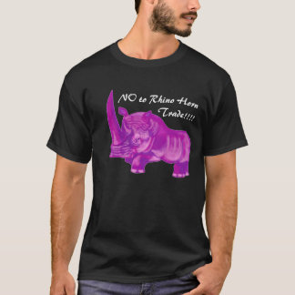 NEIN zum Nashornhornhandel T-Shirt