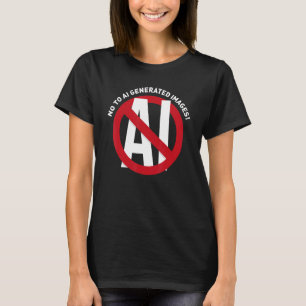 Nein zur KI-Unterstützung für Künstler, die gegen T-Shirt