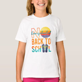 Nein zurück zur Schule - zu Hause unterrichtet T-Shirt
