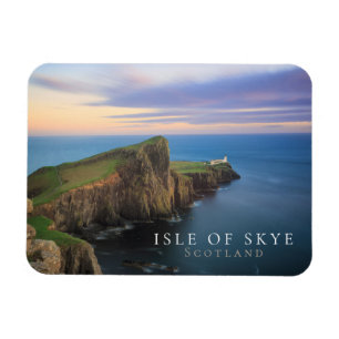Neist Point Leuchtturm auf Skye bei Sonnenuntergan Magnet