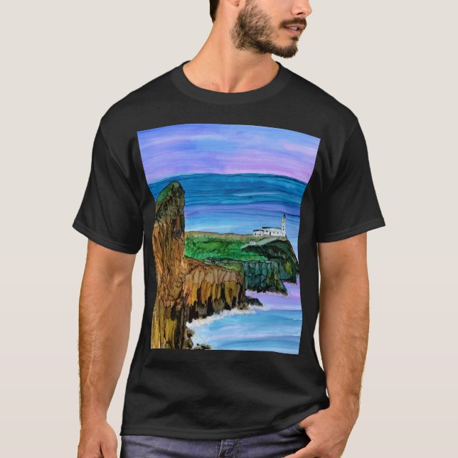 Neist Point Leuchtturm Skye T-Shirt (Vorderseite)