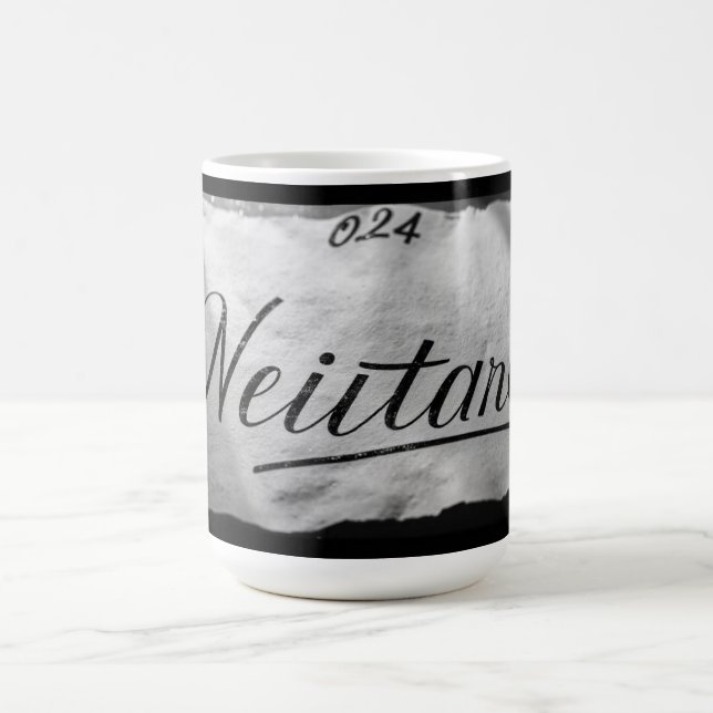 Neitare-Tasse: Minimalistischer Charm in Monochrom Kaffeetasse (Mittel)