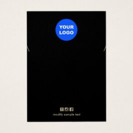 Nekklassekarte für das Schwarze Add-Logo