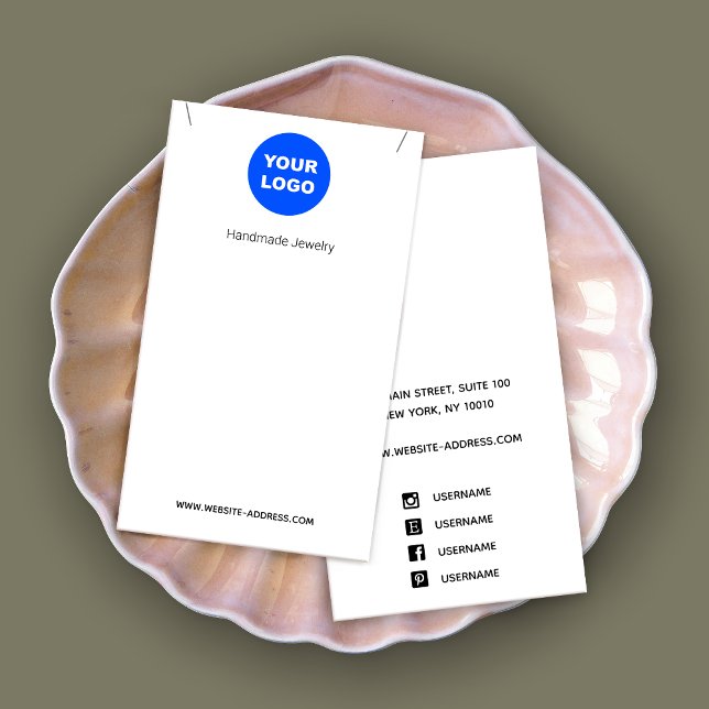 Nekklastische Pendelanzeige für weiße benutzerdefi (Von Creator hochgeladen)