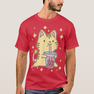Neko Anime Manga Kitten Japanischer Niedlicher Bub T-Shirt