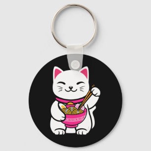 Neko Cat Ramen Anime Kawaii Teen Geschenk Schlüsselanhänger