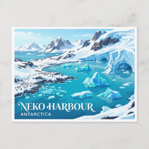 Neko Harbour Antarktika Postkarte