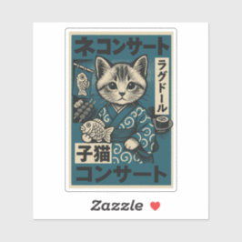 Neko Noodle Nights Aufkleber