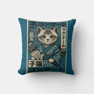 Neko Noodle Nights Kissen