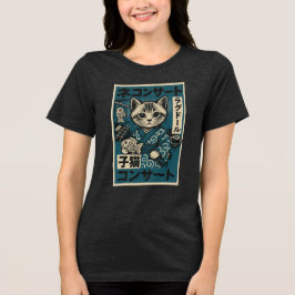 Neko Noodle Nights Tri-Blend Shirt