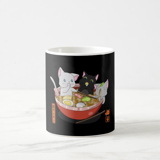 Neko Ramen cat Kaffeetasse (Mittel)