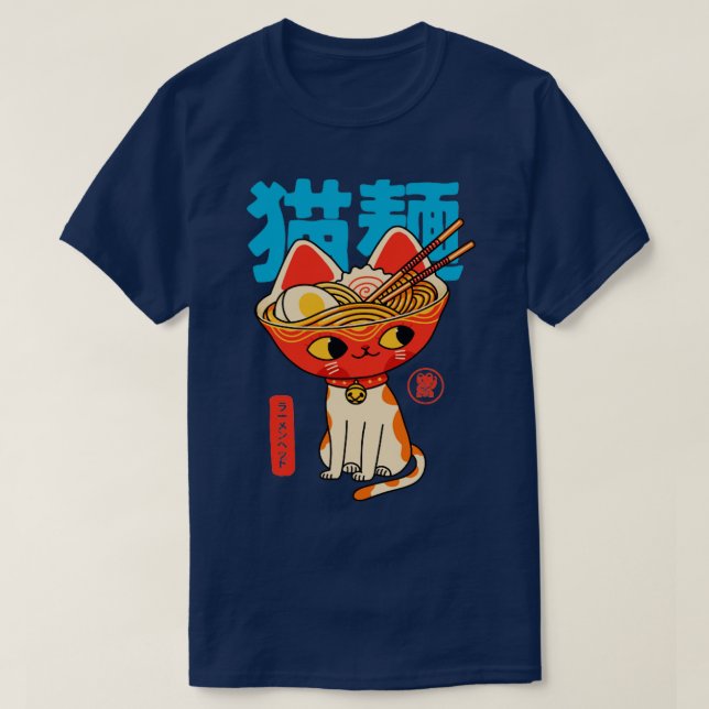 Neko Ramen T-Shirt (Design vorne)