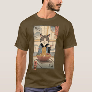 Neko Ramen Ukiyo-e T-Shirt
