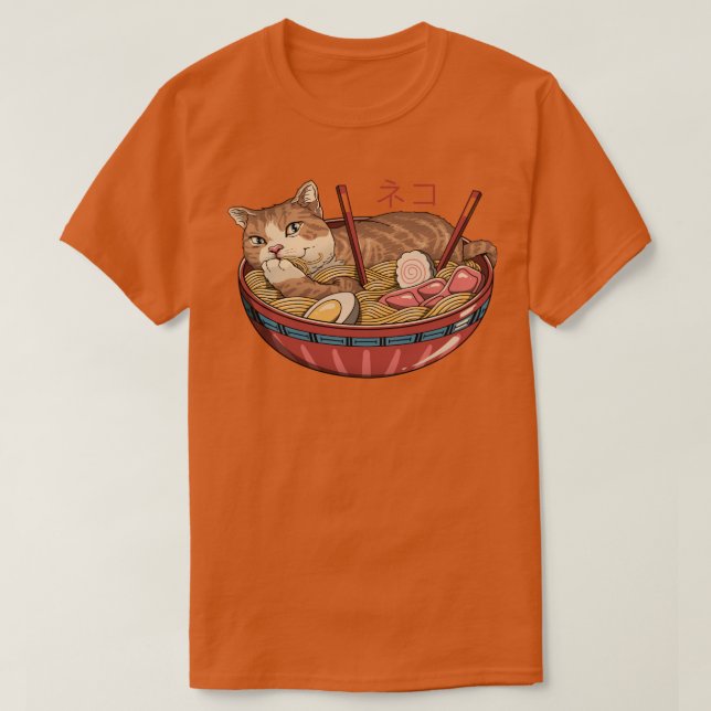 Neko Ramen v2 T-Shirt (Design vorne)