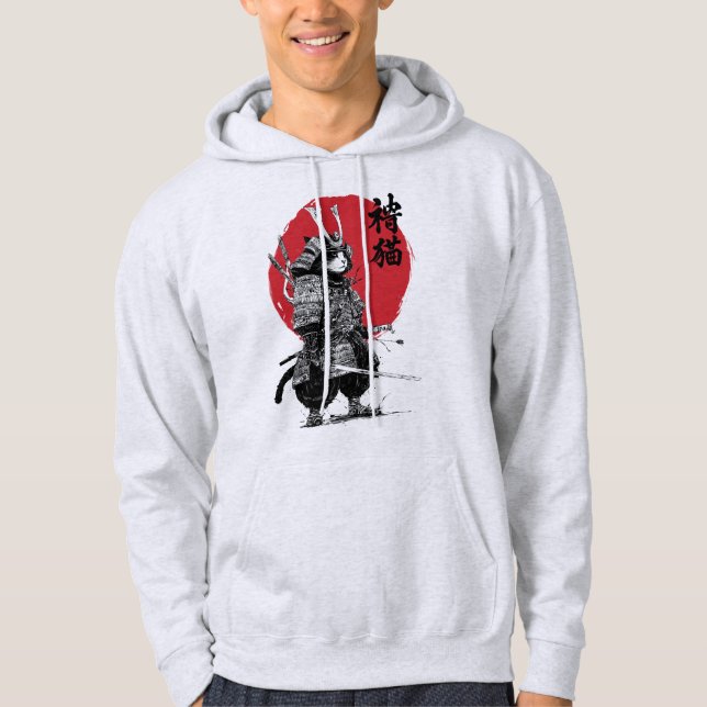 Neko Samurai Hoodie (Vorderseite)