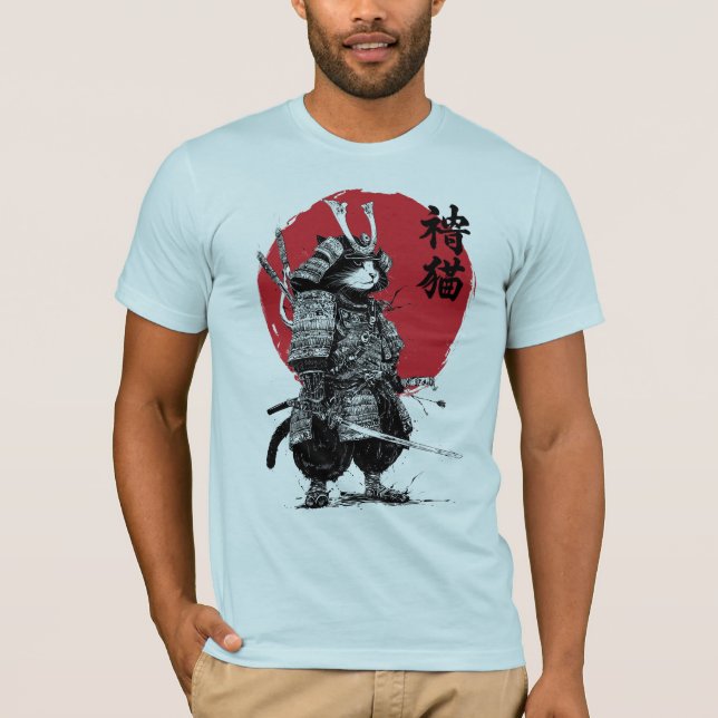 Neko Samurai T-Shirt (Vorderseite)