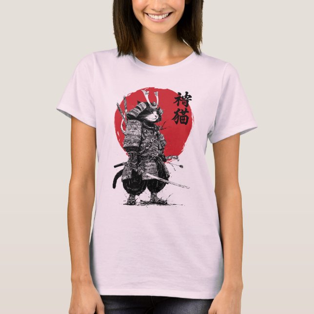 Neko Samurai T-Shirt (Vorderseite)