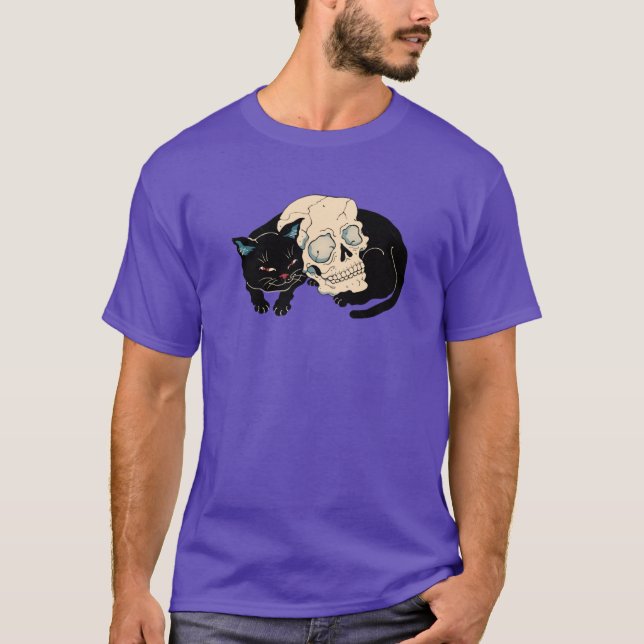 Neko-Schädel T-Shirt (Vorderseite)