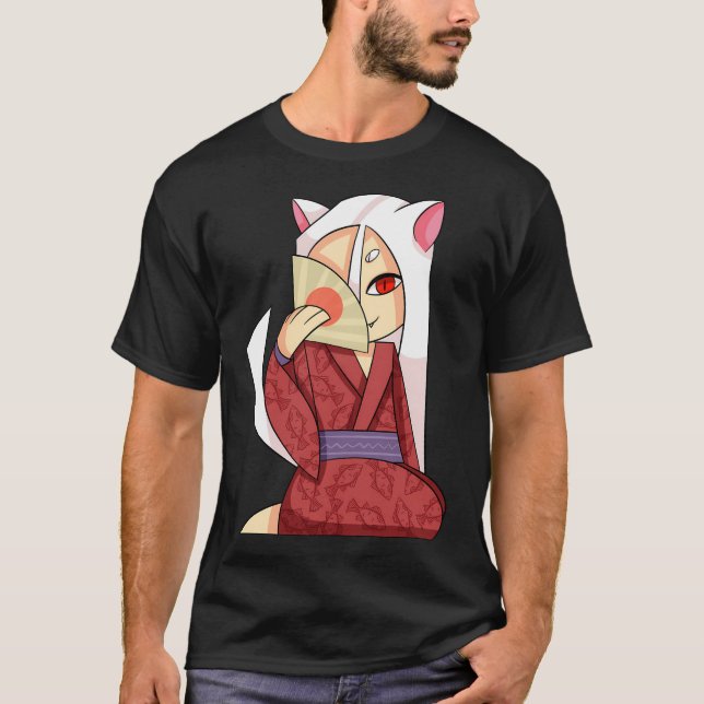 Nekomata Chibi T-Shirt (Vorderseite)