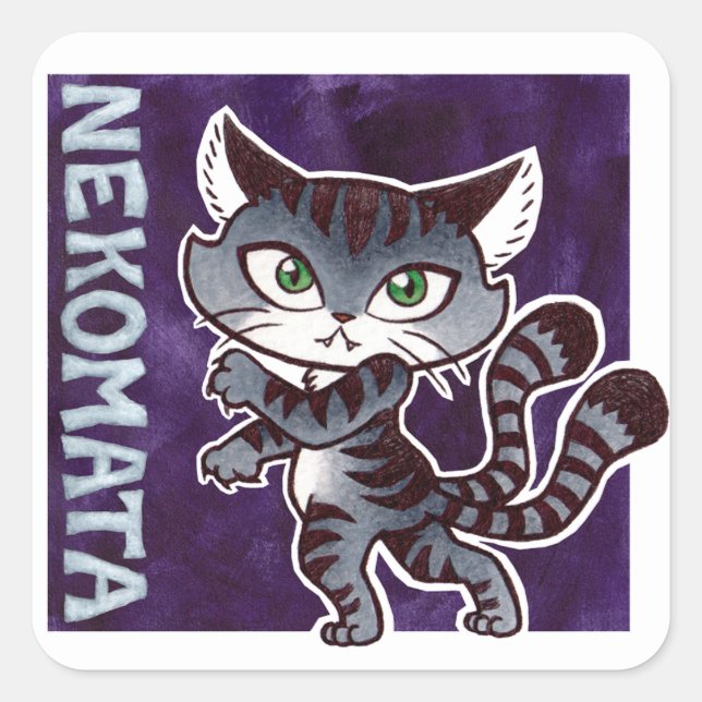 Nekomata Sticker (Vorderseite)
