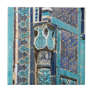 Nekropole von Shah-i-Zinda in Samarkan, Usbekistan Fliese