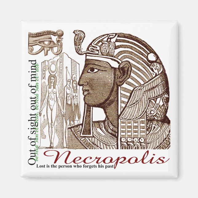 Nekropolis aus dem Kopf heraus Magnet (Vorne)