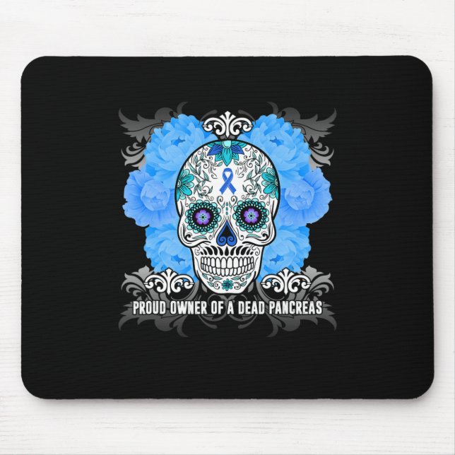 Nekrotisierende Pankreatitis Np Bewusstsein Skull  Mousepad (Vorne)