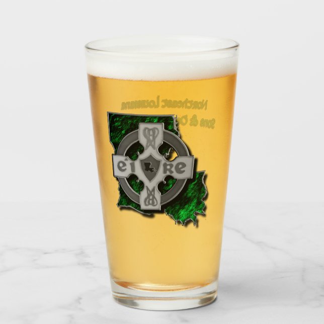 NELA Sons and Daughters of Erin Pint Glass Glas (Vorne (Gefüllt))