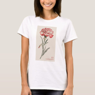 Nelke - Januar Blume T-Shirt