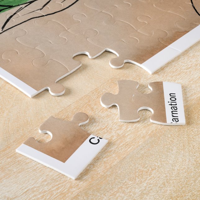 Nelke: Liebe und Hingabe Puzzle (Seite)