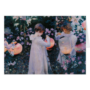 Nelke Lilie Lilie Rose John Singer Sargent Kunst