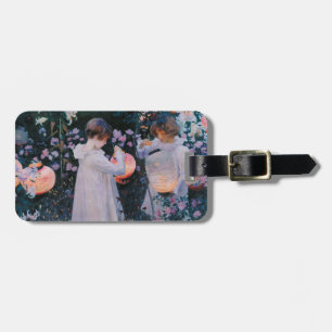 Nelke Lilie Lilie Rose John Singer Sargent Kunst Gepäckanhänger