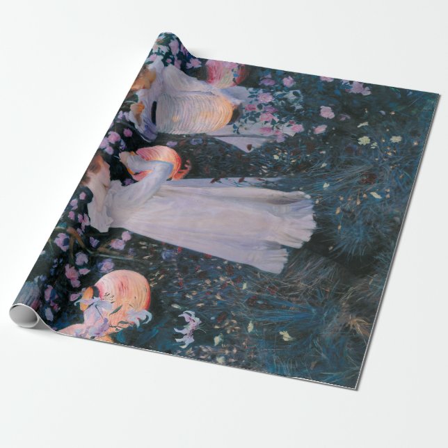 Nelke, Lily, Lily, Rose (John Singer Sargent) Geschenkpapier (Ungerollt)