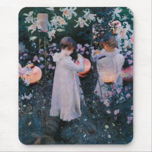 Nelke, Lily, Lily, Rose (John Singer Sargent) Mousepad