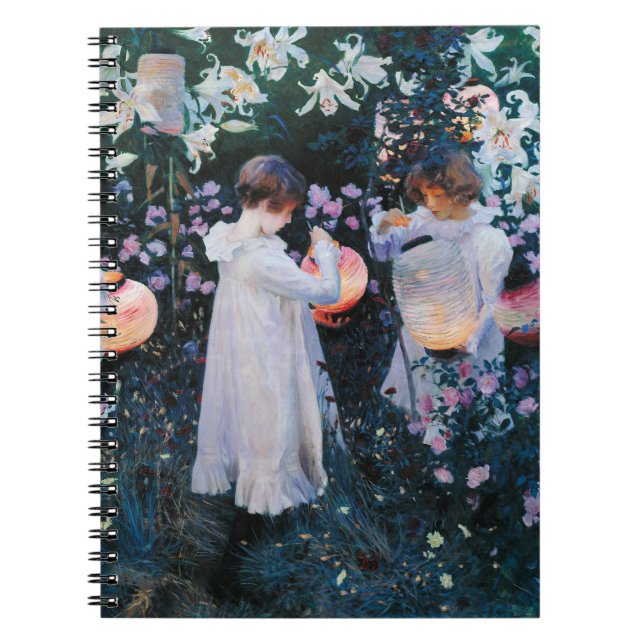 Nelke, Lily, Lily, Rose | John Singer Sargent Notizblock (Vorderseite)