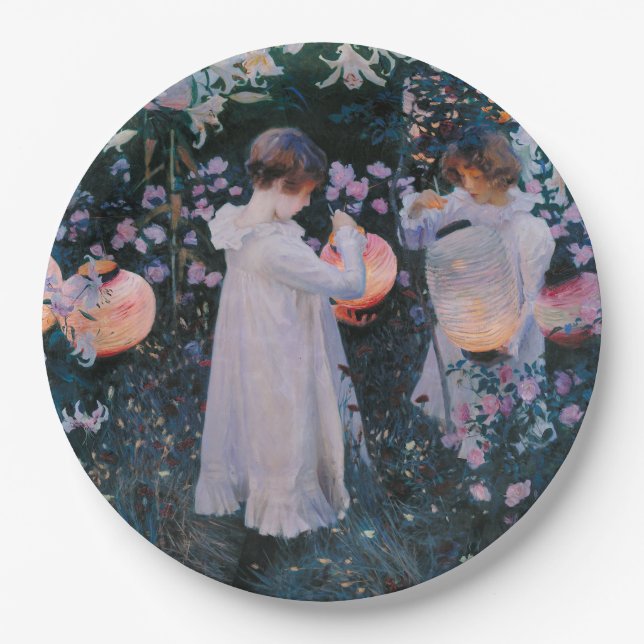 Nelke, Lily, Lily, Rose (John Singer Sargent) Pappteller (Vorderseite)