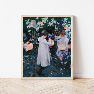 Nelke, Lily, Lily, Rose   John Singer Sargent Poster