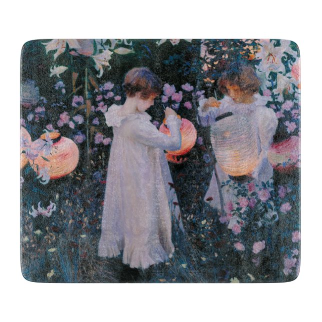 Nelke, Lily, Lily, Rose (John Singer Sargent) Schneidebrett (Vorderseite)
